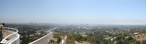 Los ANgeles in the mist
